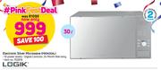 Logik 30Ltr Electronic Silver Mcrowave P90N30AL