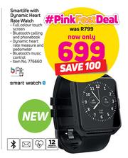 bfit smartlife with dynamic heart rate watch