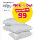 Mainstays Hollowfiber Pillows-For 4