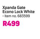 Xpanda Gate Econo Lock White