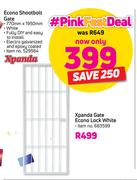 Xpanda Gate Econo Lock White