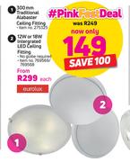Eurolux 300mm Traditional Albaster Ceiling Fitting 