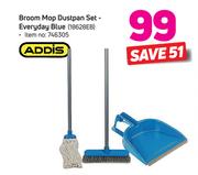 Addis Broom Mop Dustpan Set Everyday Blue