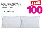 Mainstays Quilted Hollowfiber Pillow-For 2