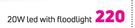 Eurolux 20W LED With Floodlight