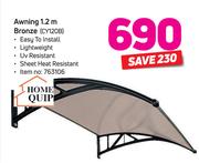 Home Quip Awning 1.2m Bronze (CY120B)