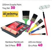 Rainbow Paintbrush Set 5 Piece