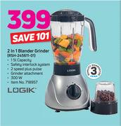 Logik 2 In 1 Blender Grinder (RSH 245611 01)