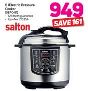 Salton 6L Electric Pressure Cooker (SEPC 01)