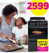 Defy 4 Solid Plate Stove Compact Black (STOVE DSS514)