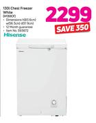 Hisense 130L Chest Freezer White (H130CF)