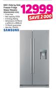 Samsung 660L Side By Side Freezer Fridge With Water Dispenser Metallic (RSA1WHMG1 XFA)