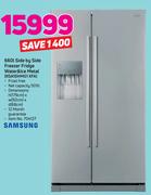 Samsung 660L Side By Side Freezer Fridge With Water & Ice Dispenser Metallic (RSA1DHMG1 XFA)