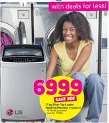 LG 17Kg Silver Top Loader Washing Machine (T1766NEFTF)