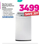 Samsung 9Kg Top Loader Washing Machine White (WA90H4200SW)
