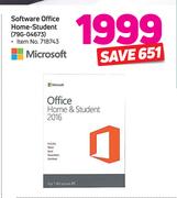 Microsoft Software Office Home-Student (79G-04673)