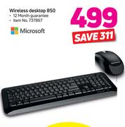 Microsoft Wireless Desktop 850