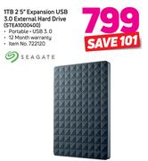 Seagate 1TB 2.5" Expansion USB 3.0 External Hard Drive (STEA1000400)
