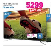 Skyworth 40" HD LED TV (40E2A12G)
