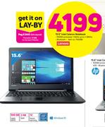 Lenovo 15.6" Intel Celeron Notebook