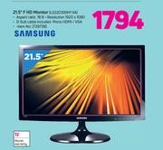 Samsung 21.5" FHD Monitor LS22D300HYXA