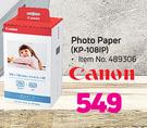 Canon Photo Paper KP-108IP