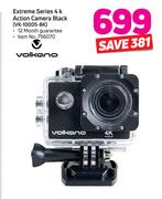 Volkano Extreme Series 4 K Action Camera Black VK-10005-BK