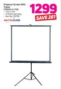 Ultra Link Projector Screen With Tripod UL-TS0