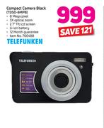 Telefunken Compact Camera Black TDSO-8MPB