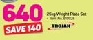 Trojan 25Kg Weight Plate Set