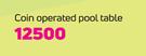 Coin Opreated Pool Table