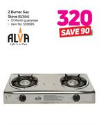Alva 2 Burner Gas Stove GCS04