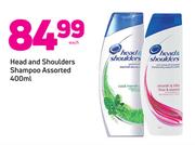 Head & Shoulders Shampoo-400Ml Each