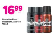 Masculine Men's Deodorant-150ml Each