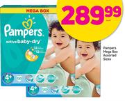 Pampers Mega Box Assorted Sizes-Each