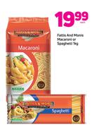 Fattis And Monis Macaroni Or Spaghetti-1kg Each