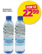 Aquasavana Water-12x500ml
