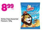 Simba Chips In Assorted Flavours-125g Each