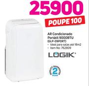 logik 9000btu portable aircon glp 09port