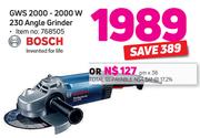 Bosch GWS 2000-2000W 230 Angle Grinder