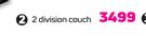 Gommagomma 2 Division Couch