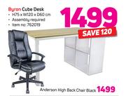 Byron Cube Desk (H75 x W120 x D60)