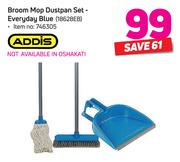 Addis Broom Mop Dustpan Set-Everyday Blue 18628EB