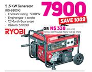 Ryobi 5.5KW Generator RG-6900K