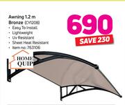 Home Quip Awning 1.2m Bronze CY120B
