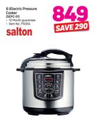 Salton 6Ltr Electric Pressure Cooker SEPC-01 
