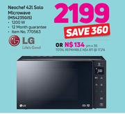 LG Neochef 42Ltr Solo Microwave MS4235GIS
