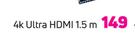 Ellies 4K Ultra HDMI 1.5m
