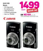 Canon IXUS 185 Black-Each