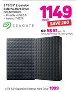 Seagate 4TB 2.5" Expansion External Hard Drive